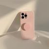 Capa de celular com suporte de cor sólida 14Promax Apple 13 para iphone11 Japão e Coreia do Sul macaron 12 uma geração de cabelo