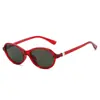 Gafas de Sol del Mismo Estilo que las Celebridades, Gafas Nerd para Caras Pequeñas, Gafas de Sol con Montura Ovalada de Alta Gama para Influencers Celebridades