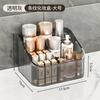 Caja de Almacenamiento Transparente Organizador de Cosméticos Escritorio Simple Almacenamiento por Compartimentos Soporte para Lápices Labiales Brochas de Maquillaje Bolígrafos Caja Estante de Almacenamiento