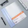 Carpeta Transparente para Documentos A4 con Clip de Varilla Deslizante, Carpeta de Informes, Carpeta para Exámenes con Varilla Triangular, Grosor Mayor Edición Especial A4 al por Mayor