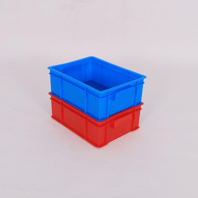 黄色塑料周转箱 F320全新料物料盒 小号黄色塑料