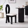 Mesa y Sillas de Comedor, Sillas de Comedor de Madera Maciza, Taburetes Domésticos, Sillas con Respaldo, Llavero Estilo Nórdico de Mediados de Siglo Silla Sirena, Respaldo Alto