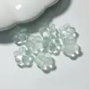 Nuevo Estilo 15mm Flor de Cinco Pétalos Cuentas de Vidrio con Agujero para Pulseras, Collares, Materiales para Pasadores DIY Venta al por Mayor