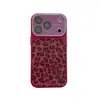 Otoño Invierno Retro Brillo Estampado de Leopardo Textura de Cuero Aplicable a iPhone 18 Pro Max Apple 17 Funda de Teléfono 16/15 Carcasa Suave