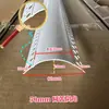 Linha de Canto Arredondado de 5cm PVC Flexível Canto Interno Semicircular Tira de Acabamento em Arco de 10cm