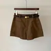 Outono 2026 Novo Estilo Coreano Versátil Casual Roupa Externa Calça de Cinco Pontos Sensação de Alto Padrão Calça Cargo Calça Casual de Perna Larga