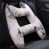 Reposacabezas de coche para niños, ayuda para dormir en el coche, cojín de coche, almohada para el coche, almohadilla para el hombro del coche, almohada para el cuello del asiento trasero