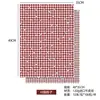 [Novo Modelo 2026] 120g Laço Retro Gatinho Kt Papel de Presente Padrão Xadrez Vermelho e Branco Material de Embalagem Florido Atacado