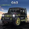 Coche en caja 1:24 Daben G63 Aleación Artificial Vehículo Todoterreno Modelo Sonido y Luz Tire hacia atrás Juguete de Coche para Niños Venta al por Mayor