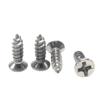 Tornillo autorroscante de cabeza avellanada niquelado KA de cabeza avellanada con punta M1.6-M2.2 cabeza plana dientes de madera tornillo electrónico