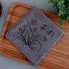 Venta al por mayor Paño de cocina Hogar Retro Engrosado Suave Absorbente Limpieza Juego de té Paño de té Paño de cocina de microfibra Logo estampado