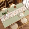 Toalha de Mesa Estilo Chinês Novo em Couro Sala de Estar Doméstico À Prova d'Água e Óleo Sem Lavar Base para Mesa de Centro de Madeira Maciça Toalha de Mesa Estilo Chinês Clássico