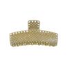 Pinza metálica para el cabello con diamantes completos para mujer, accesorios para el cabello de alta calidad, pinza de tiburón mediana y grande, pinza para el cabello para la parte posterior de la cabeza, horquilla de celebridad de Internet, tocado