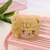 Gato, Cachorro, Coelho e Ovelha de Desenho Animado Fofos com Cabelo Cacheado, Acessórios de Laço, Pingentes para Bolsa DIY