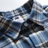 Nanxia Disfarce 2025 Outono Novo Tendência Japonesa Camisa Xadrez de Bolso Tridimensional Retrô Casal Camisa Casual