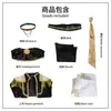 Fantasia Cosplay Infantil Personalizada K-Pop Preto Dourado do Grupo de Meninas Demon Slayer para Role Play de Personagem de Anime