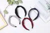 ¡Exportar Etiqueta de Corte Único de Yuan! Diadema de Color Sólido Estilo Coreano de Ala Ancha Diadema Sencilla Headwear para Lavarse la Cara Estilo Popular para Adultos