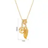 Collar de Cobre Arvaleff Serie Árbol de la Vida Árbol Ascendente Cadena para Clavícula Oro de 18 Quilates Circonita Venta al por Mayor Transfronteriza