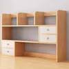 Estante de Mesa Porta-Livros Prateleira de Mesa Organizador de Mesa Multicamadas Armário de Armazenamento Armazenamento para Estudante Quarto de Dormitório