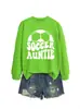 Tía del fútbol Amazon Wish sitio independiente sudadera casual y cómoda de mujer nueva de otoño e invierno de manga larga
