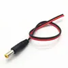 Cable DC Rojo y Negro Cable de Alimentación Macho DC Enchufe de Alimentación para Video de Vigilancia Cable de Señal de Alimentación DC DC5.5*2.1 Macho
