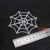 Variedade transfronteiriça de bolsa de teia de aranha com glitter Acessórios de Halloween decoração de site teia de aranha 8-25CM
