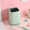 Porta-canetas de emenda bicolor multiuso porta-lápis suporte para maquiagem de estudante porta-canetas simples criativo de celebridade da internet logotipo publicitário