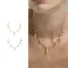 Colar com Pingente de Ágata Vermelha em Relevo Artístico Corrente para Clavícula Versátil Design de Nicho Personalizado para Mulheres