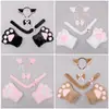 Accesorios de Peluche Lindos Estilo Japonés para Actuación Cosplay Patas de Gato Guantes de Garra de Gato Celebridad de Internet para Dropshipping