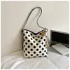 Bolso de Hombro de Lunares Nuevo y Elegante 2026 para Mujer, Bolso de Axila de Gran Capacidad para el Trabajo, Bolso Cruzado de Estilo Coreano Sencillo y Moderno