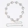 Cadena de cintura de metal retro de estilo étnico tallado para mujer, cinturón de vestir de alta gama, cadena de pantalones decorativa versátil para mujer, venta al por mayor