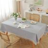 Mantel Moderno Simple Rayado de Encaje Lujo Ligero Gama Alta Rectangular para el Hogar Sala de Estar Mesa de Comedor Sentido de Atmósfera ins
