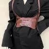 Moda Chica Atractiva Cinturón de Cintura de PU Tirantes Dulces y Frescos Chaleco Corsé Chaleco Pequeño Lolita