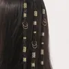 Extensiones de pelo SHEs loop anillo de hierro hueco TE DIY40 populares europeas y americanas pcUM accesorios de rastas peluca