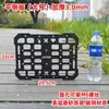 Porta-maletas laterales para motocicleta, Montaje en el tanque de combustible, Soporte lateral modificado para bolsa, Placa táctica para colgar, Estante para panel lateral de vehículo eléctrico