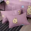 Funda de almohada simple estampada 48*74 cubierta para inserto de almohada, funda de almohada engrosada para adultos, universal para dormitorios y hoteles