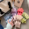 Luvas Espessas Versáteis Fofas para Estudantes, Simples, Compatíveis com Tela de Toque, Cinco Dedos, Pelúcia, Xadrez, Luvas de Inverno para Ciclismo para Mulheres