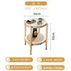 Ratán de Estilo Japonés para el Hogar Sofá Sencillo de un Asiento para Sala de Estar Sofá de Tres Asientos Apartamento Pequeño Silla de Comedor de Madera Maciza Estilo Nórdico