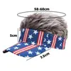 Gorra para Peluca Artificial de Amazon Transfronteriza Gorra Conmemorativa del 250 Aniversario de la Bandera Estadounidense Gorra de Béisbol Protector Solar de Moda Personalizado