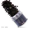Venta caliente transfronteriza: Set de decoración de uñas negro, 12 colores mixtos, lentejuelas, polvo láser degradado brillante