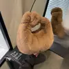 Bolso de Mano de Felpa Elegante de Nicho Transfronterizo para Mujer Otoño 2026 de Alto Valor Versátil para el Día a Día