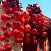 Cordão de lanternas de papel para decoração de casamento em pátio rural, decoração suspensa em cascata de lanternas, suprimentos de decoração para sala de casamento