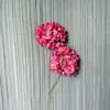 2 Cabezas de Hortensia Flores Artificiales, Flores Artificiales, Decoración de Salón de Bodas, Flores Guía de Camino, Arreglos Florales, Uso en Hotel y Hogar