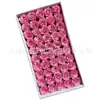 Flor de Jabón Roselle Rosa Flor de Jabón con Borde Ondulado Ramo de Flores Preservadas Caja de Regalo Material DIY Venta al por Mayor