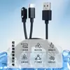 Cable de Carga Magnética 2 en 1 para Reloj Inteligente y Pequeños Electrodomésticos, Cargador de Puerto C de Doble Puerto con Espaciado de 4.0-12.3
