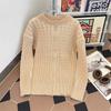 Cárdigan de punto con cuello alto de marca moderna para hombre, temporada Primavera y Otoño 2025, para adolescentes y estudiantes de secundaria, chaqueta cálida de Otoño e Invierno