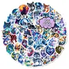56 Pegatinas de Graffiti del Lobo de la Pradera Nuevas Transfronterizas Tendencia Genial Animales de Dibujos Animados Material Decorativo Hecho a Mano Lote de Pegatinas