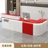 Mostrador de barra, cajero, tienda de ropa moderna y sencilla, mesa de mostrador, tienda de conveniencia, salón de belleza, tienda, pequeño mostrador de recepción.