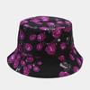 Europeu e Americano Novo Padrão Rosa Chapéu de Bacia ins Homens e Mulheres Retro Pescador Chapéu Verão Moda Ao Ar Livre Chapéu de Guarda-sol