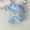Nueva Bolsa de Almacenamiento Simple de Algodón Acolchado, Bolsa Portátil con Cordón, Bolsa de Almacenamiento para Cámara Anti-Caídas y Anti-Rayaduras, Bolsa Pequeña para Artículos de Tocador